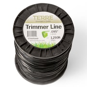 T TERRE Commercial Grade .095 Square Weed Eater Trimmer Line Spool Length 1293 ft. 5740050095